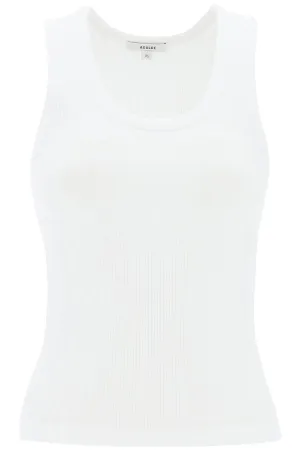 AGOLDE poppy ribbed tank top