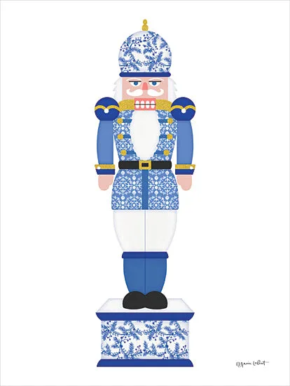 ALP2453 - Blue & White Nutcracker I - 12x16
