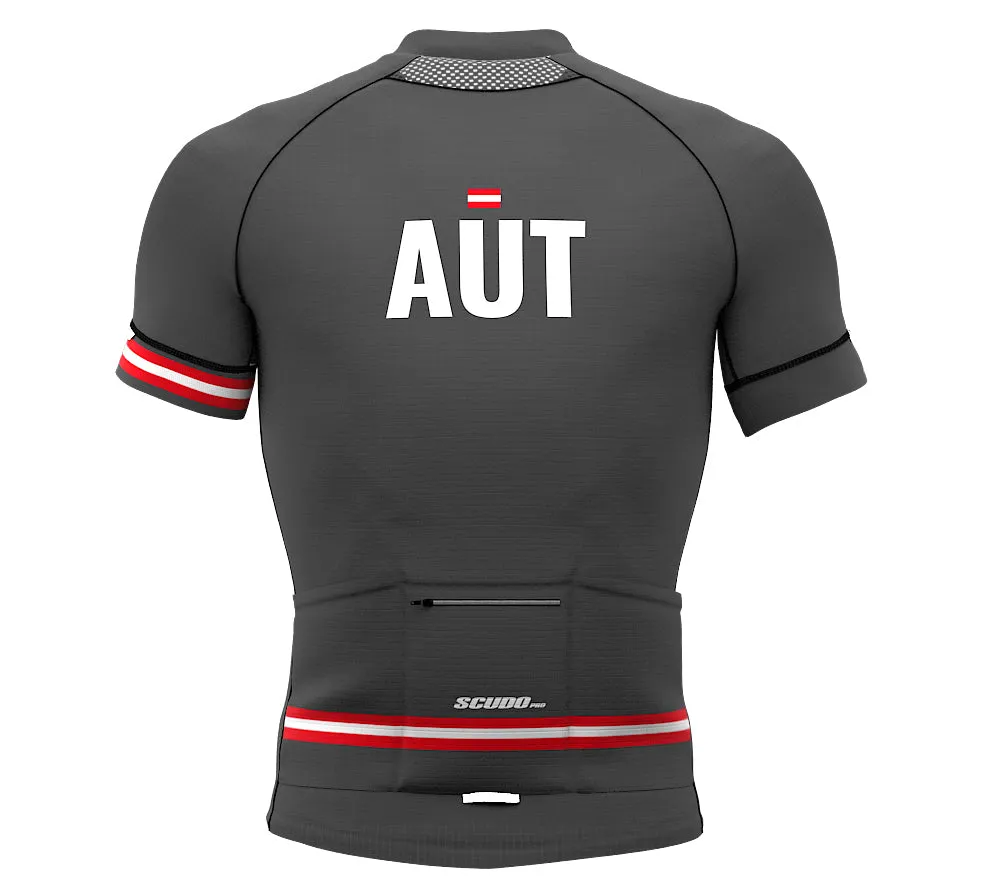 Austria Gray CODE Short Sleeve Cycling PRO Jersey for Men and Women
