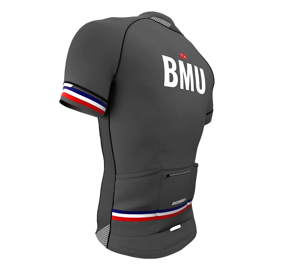 Bermuda Gray CODE Short Sleeve Cycling PRO Jersey for Men and Women