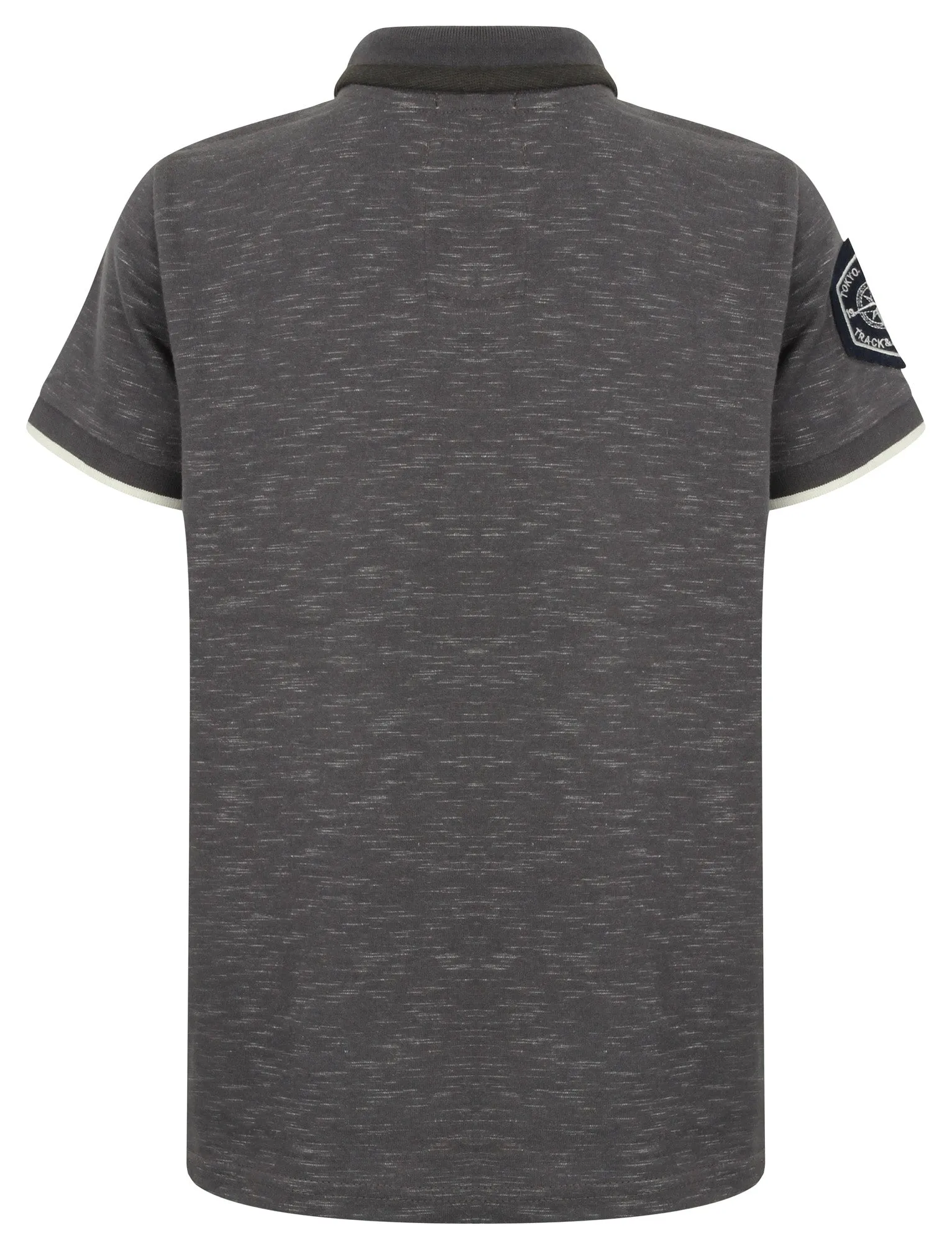Boys K-Berling Jersey Polo Shirt in Charcoal - Tokyo Laundry Kids
