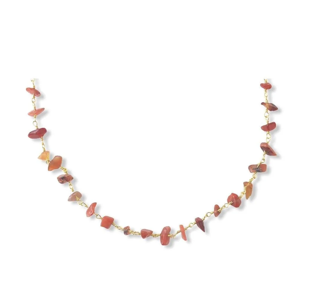 Carnelian Choker Necklace