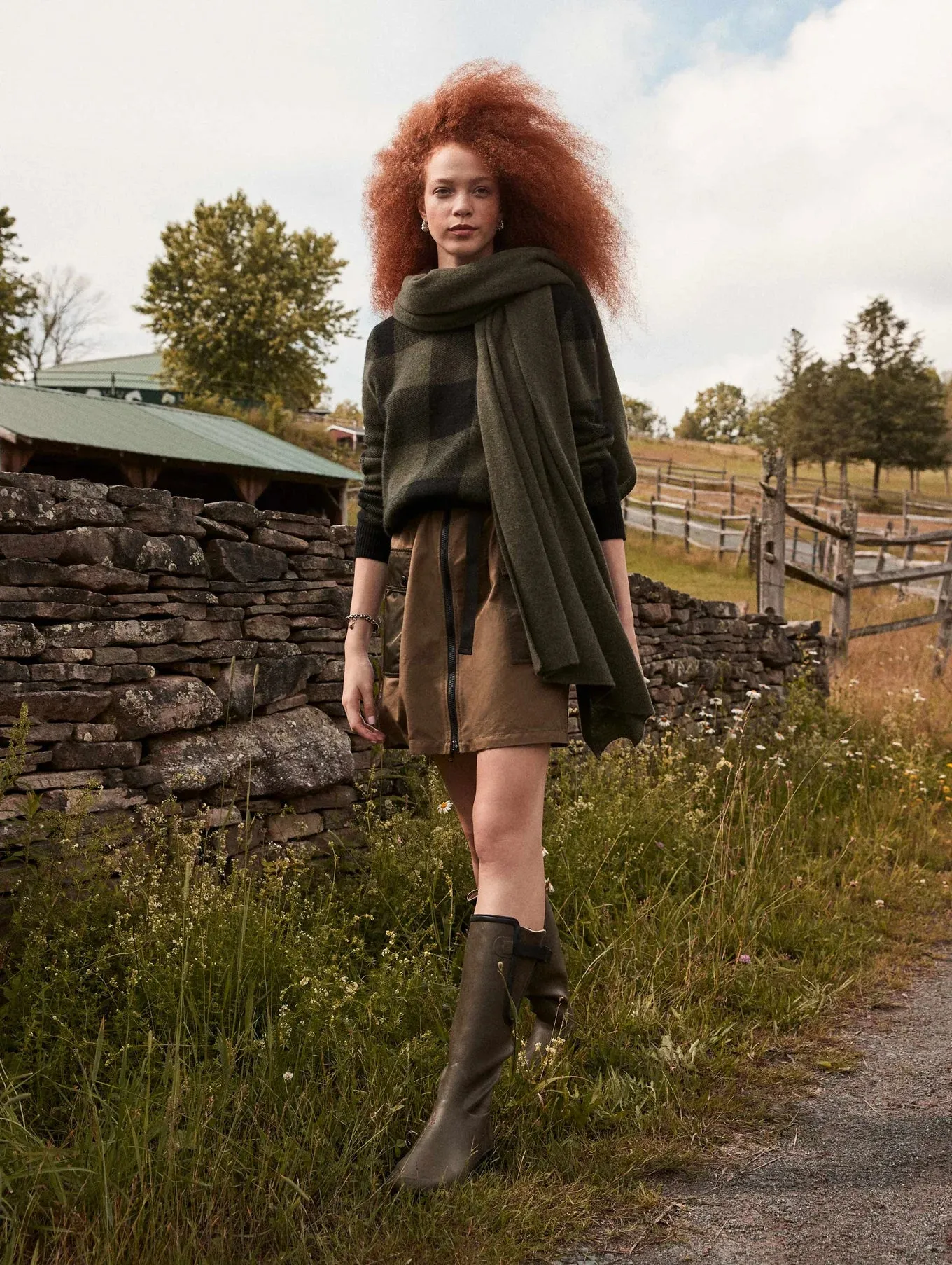 Cashmere Travel Wrap - Thyme Heather