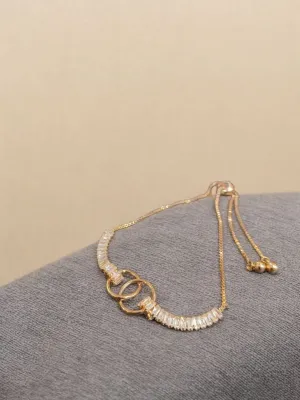 Elegance Stunning Silver Trendy Necklace for Women / girls (TPT)