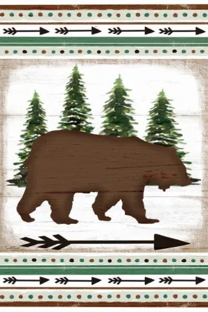 ET229 - Lodge Bear - 12x18
