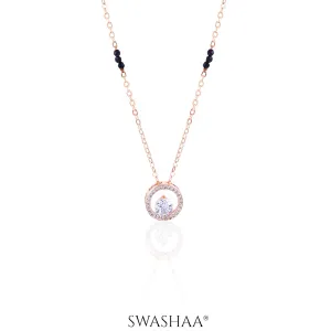 Gemma Rosegold Plated Mangalsutra
