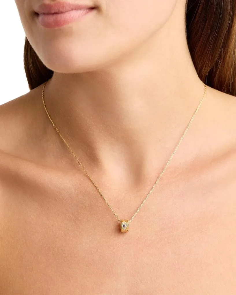 Gold Trust Spinning Meditation Necklace