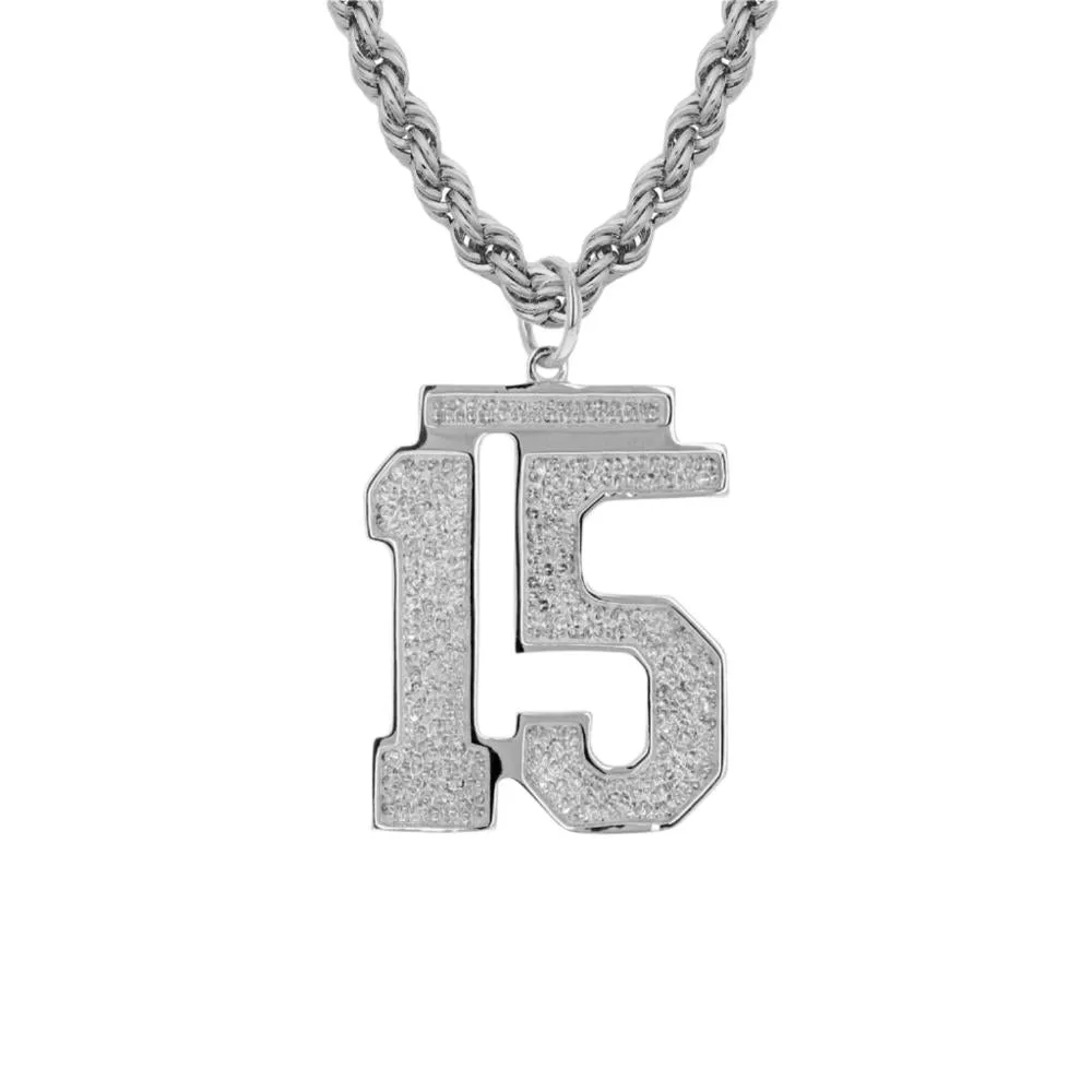 Jersey Number Necklace | Gold