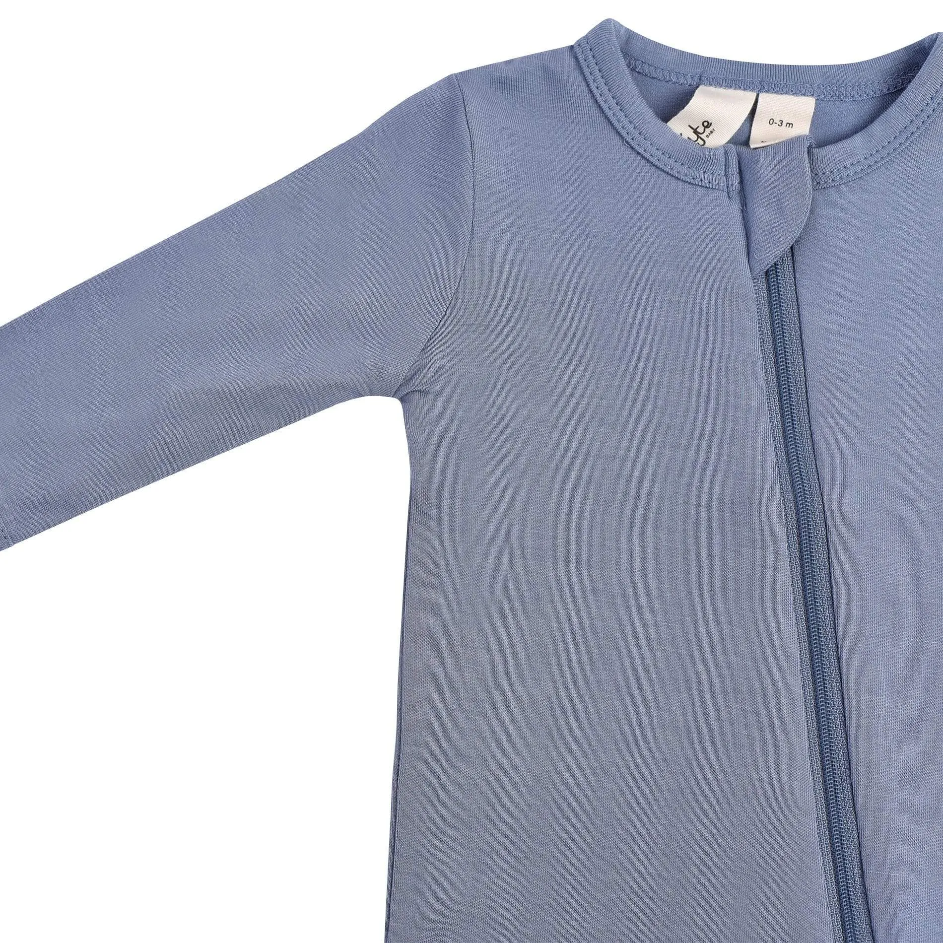 Kyte Baby Zippered Footie | Slate