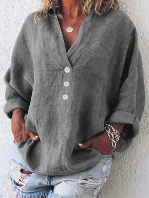 Maeve - Stylish Cotton and Linen Blend Sweater for All Occasions