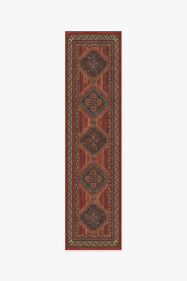 Mandalore Scarlet Red Tufted Rug