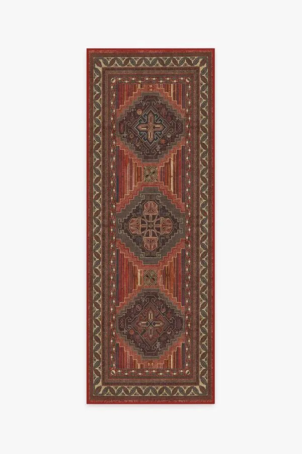 Mandalore Scarlet Red Tufted Rug