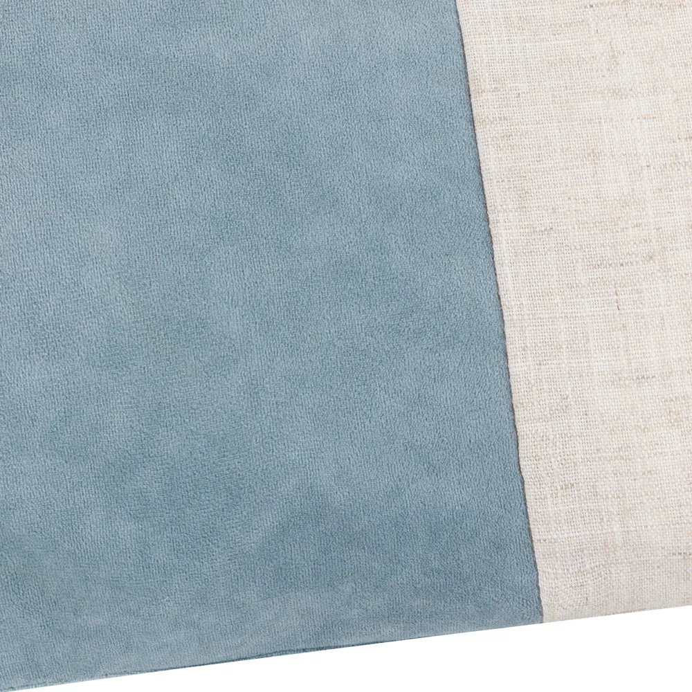 Morden Soft-Washed Velvet Cushion Dusty Blue