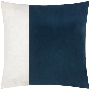 Morden Soft-Washed Velvet Cushion Indigo