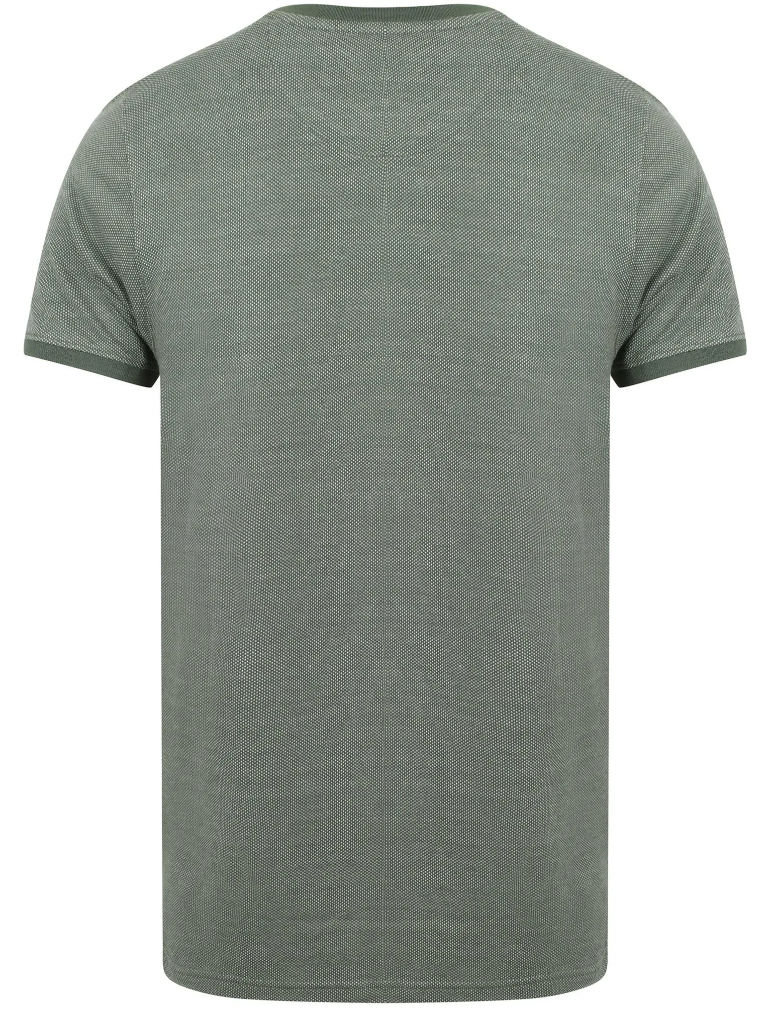 Murphy Jacquard Cotton Jersey T-Shirt In Dark Forest - Kensington Eastside