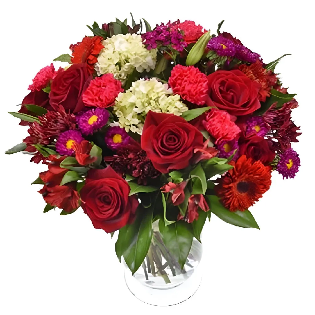 Passionate Reds Flower Centerpieces