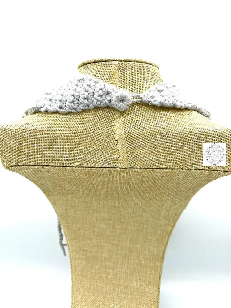 Peruvian Hand Knit | Super soft, warm, Wool Necklace | Button Closure | Unique dual purpose scarf tendril necklace