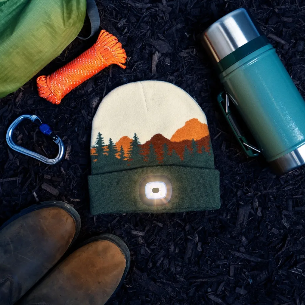 Rechargeable LED Adult Beanie - Explorer's Collection