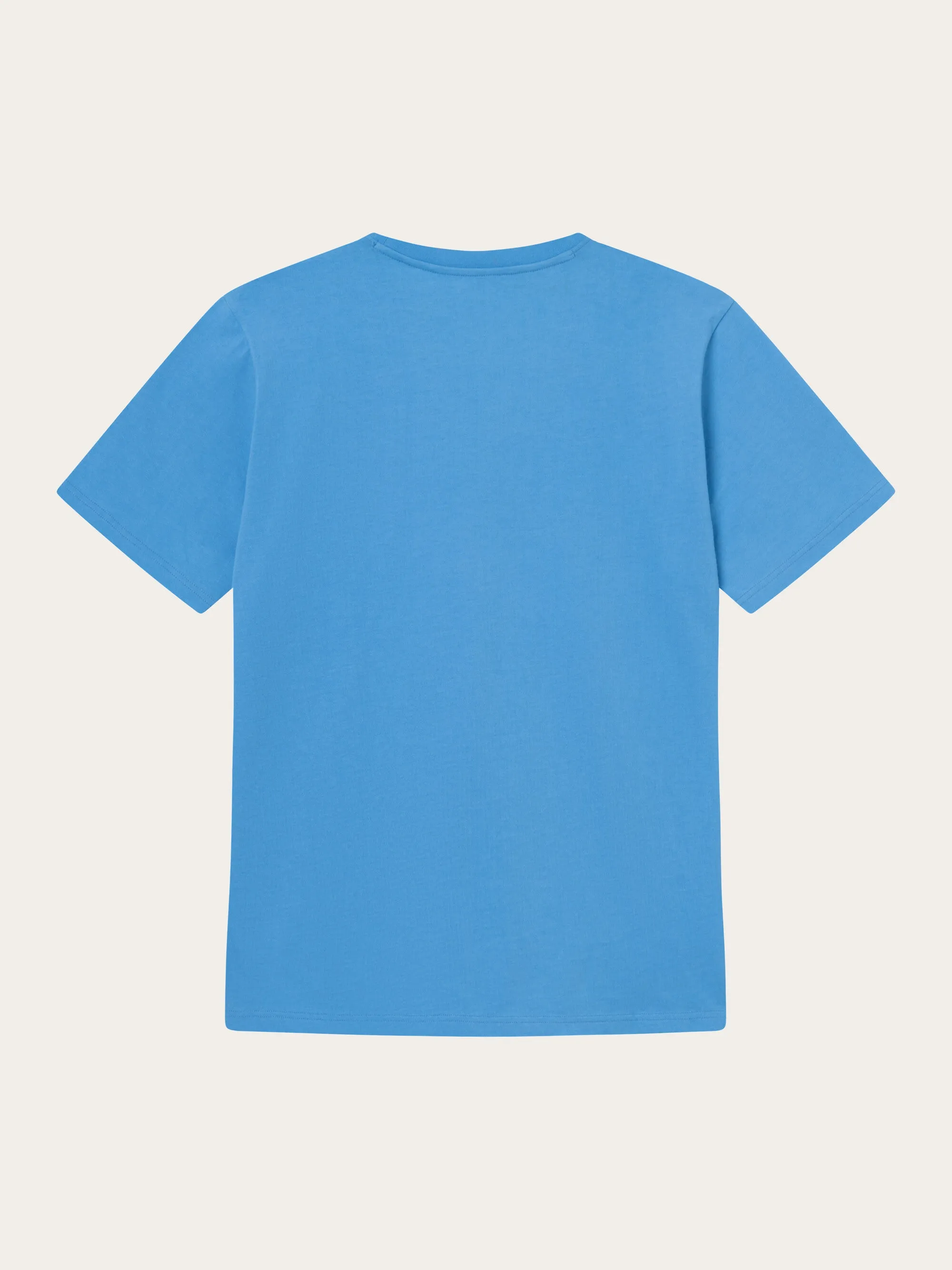 Regular fit Badge t-shirt - Azure Blue