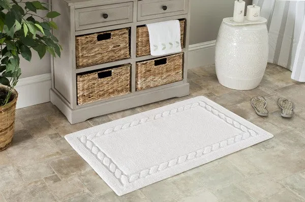 Safavieh Cable Plush Bathmat 640 Rug, PMB640 (Set of 2)