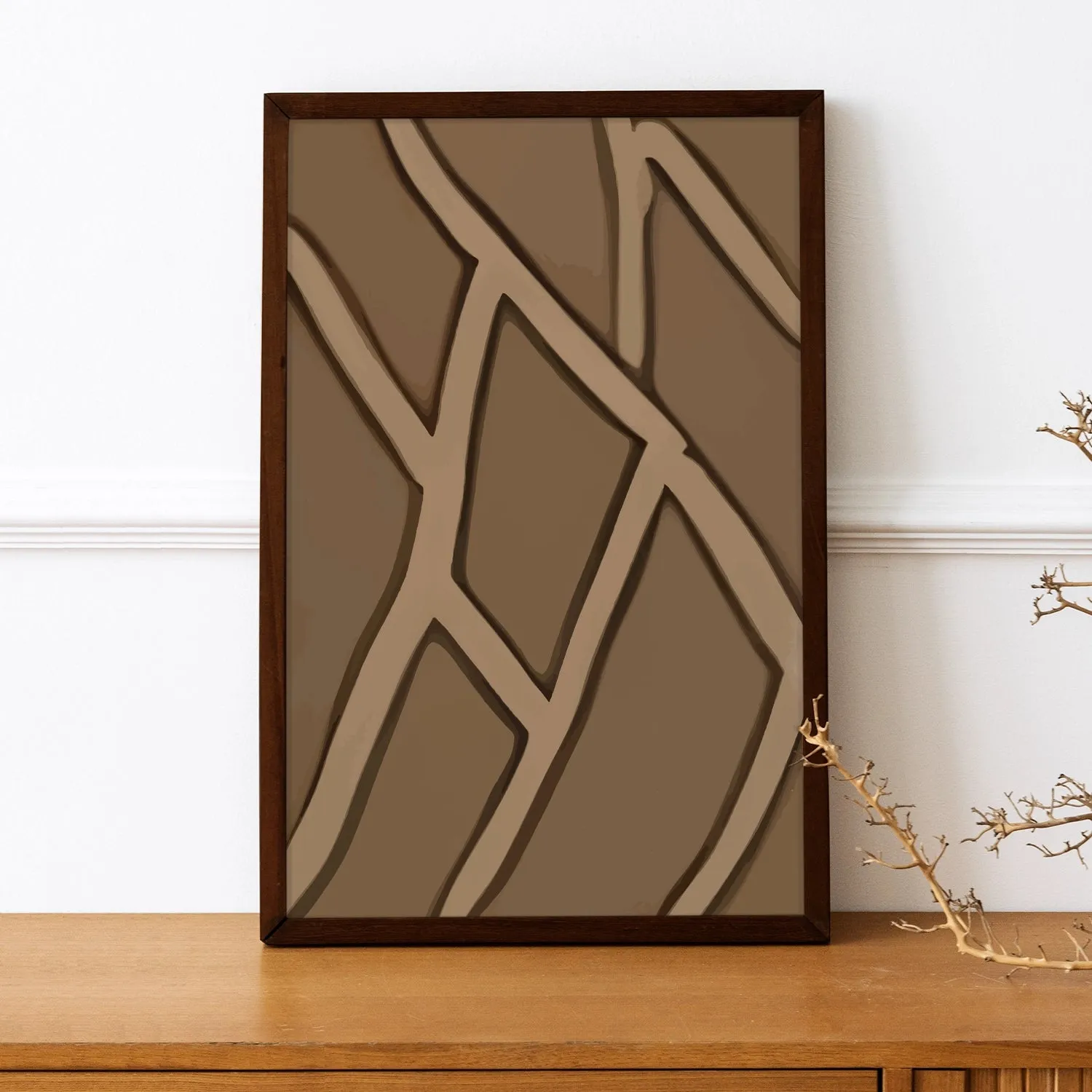 Snake Skin Patterns In Earthy Tone