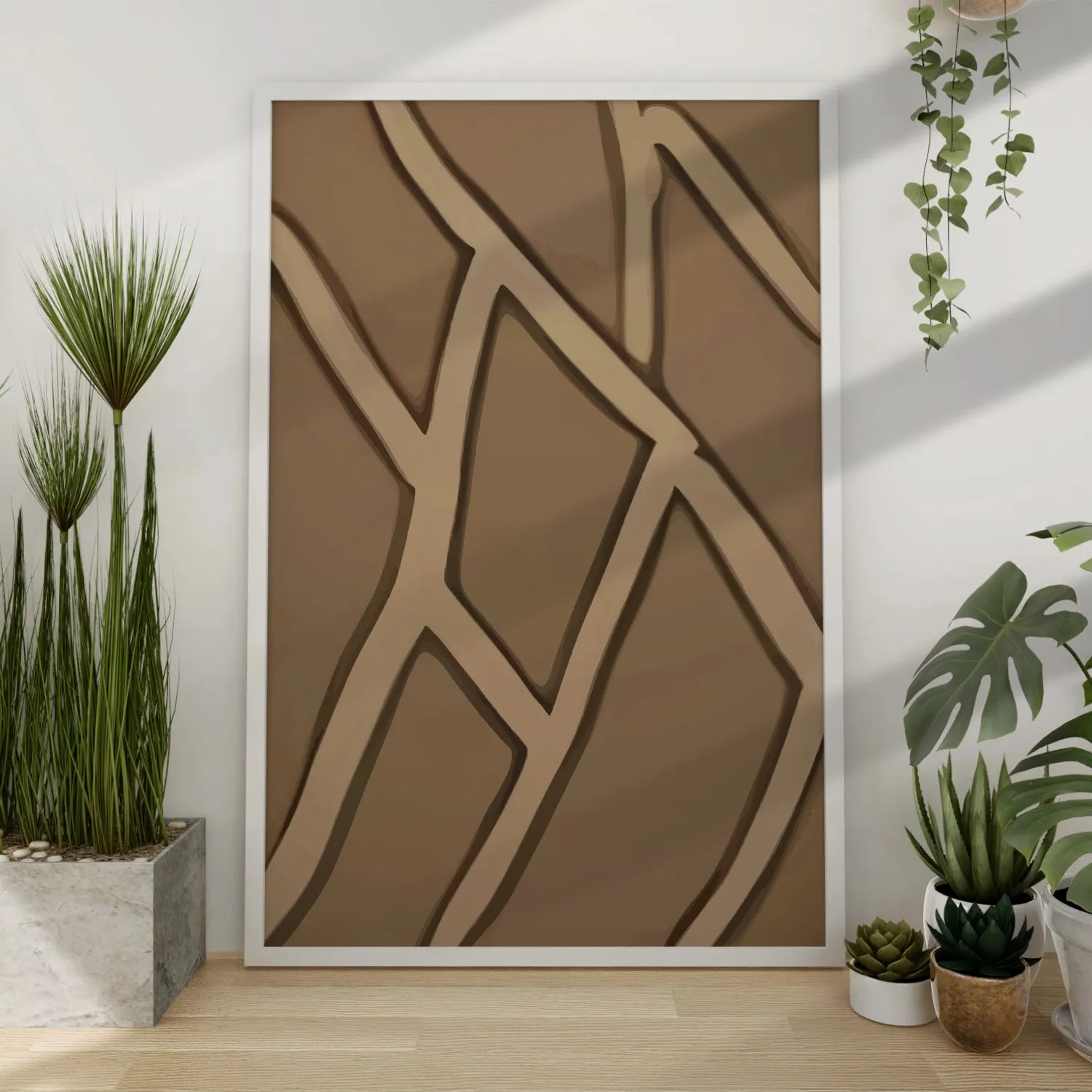 Snake Skin Patterns In Earthy Tone