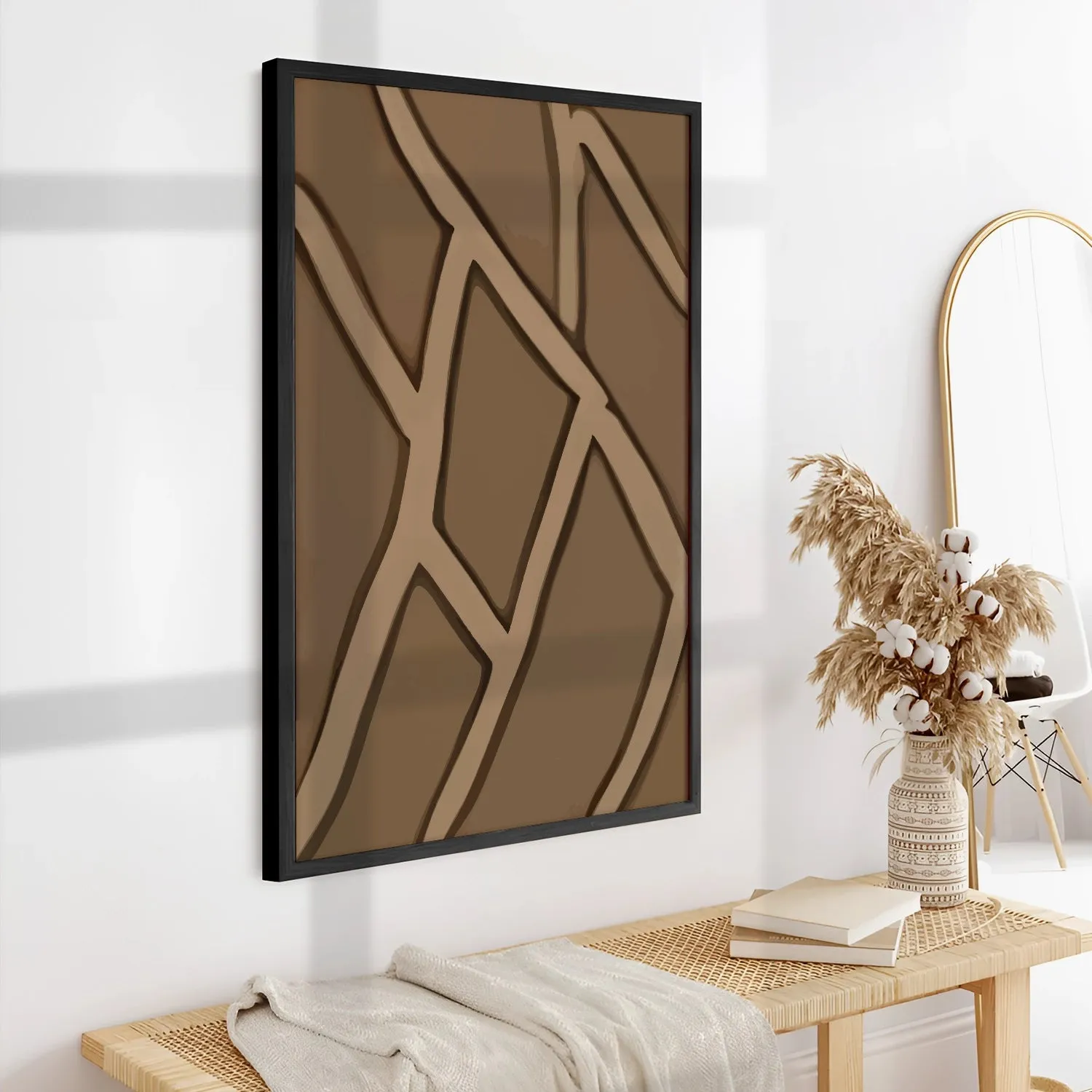Snake Skin Patterns In Earthy Tone