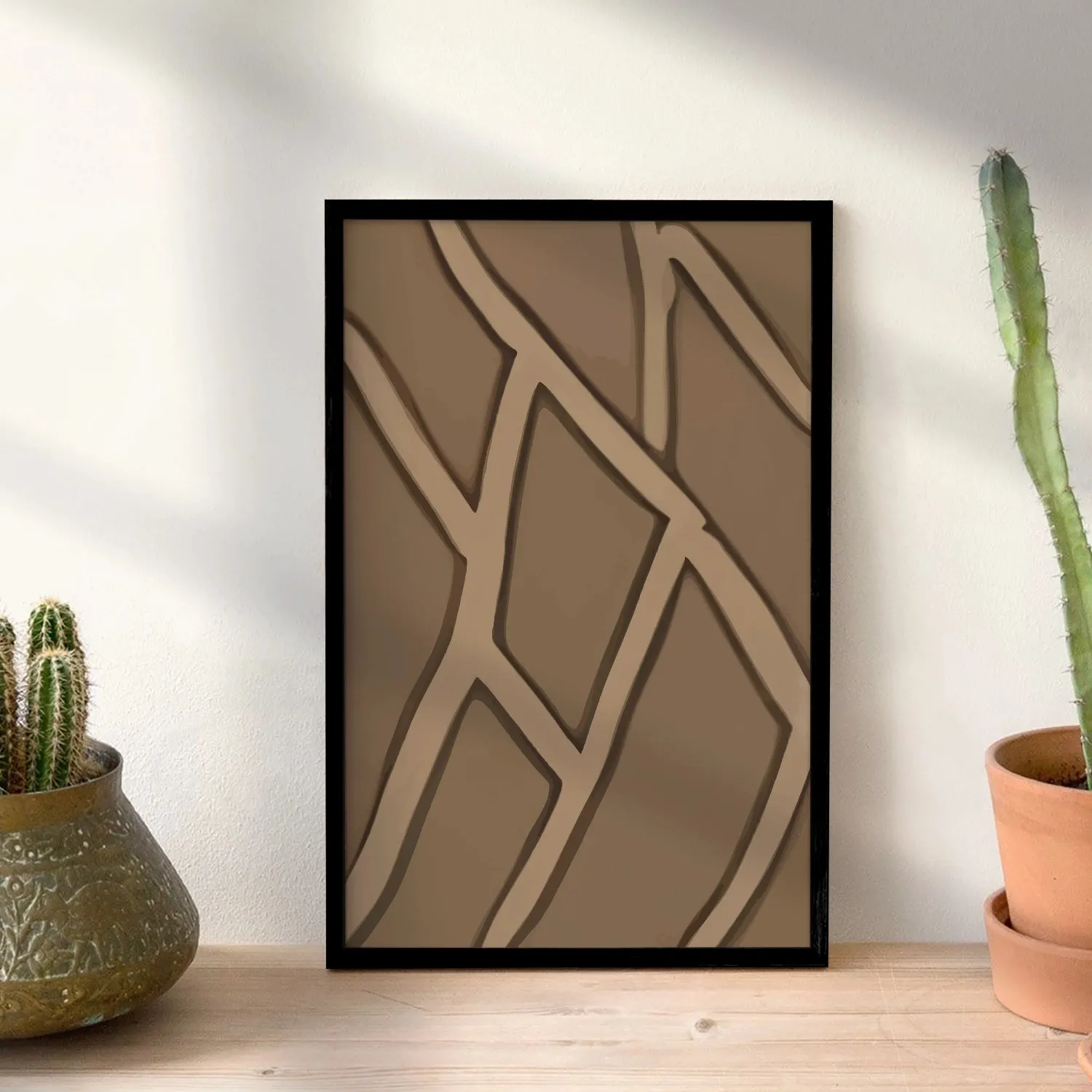 Snake Skin Patterns In Earthy Tone