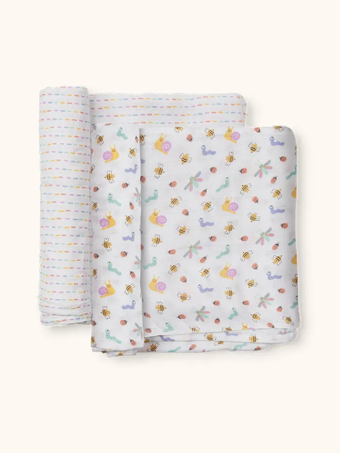 Swaddle Blanket Set - Love Bug