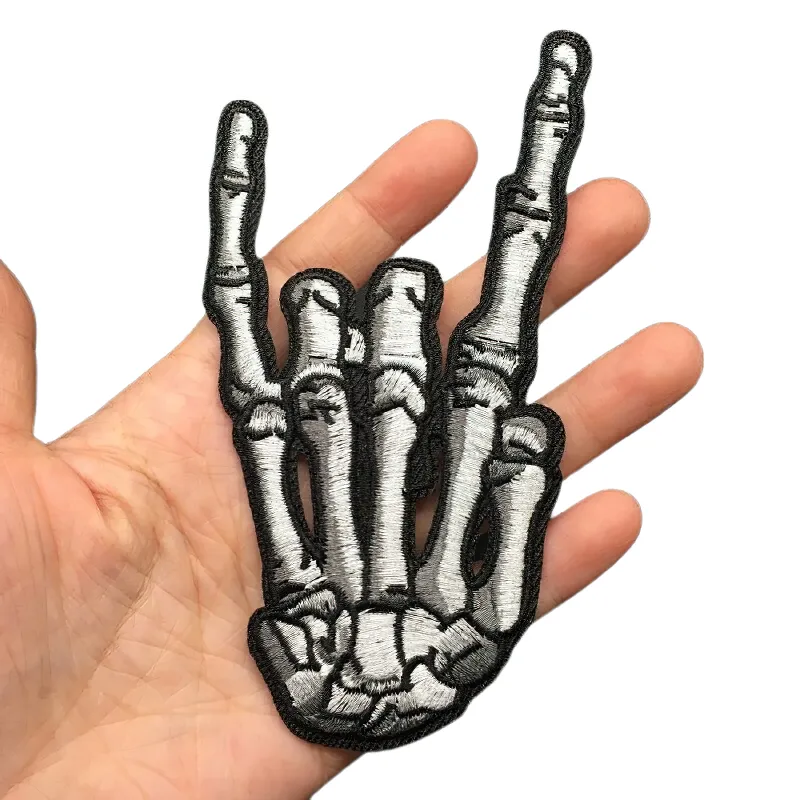 The Skeleton Hand Heavy Metal Style Patch For Clothes / Unisex Casual Accessory
