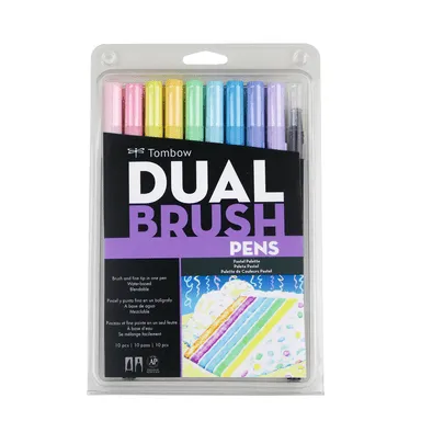 Tombow Dual Brush Pen Markers - Set of 10 (Choose Your Pack)