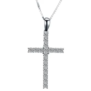 UltraLux™ Divine Brilliance Cross Pendant White Gold