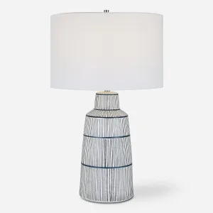 Uttermost Breton Nautical Stripe Table Lamp