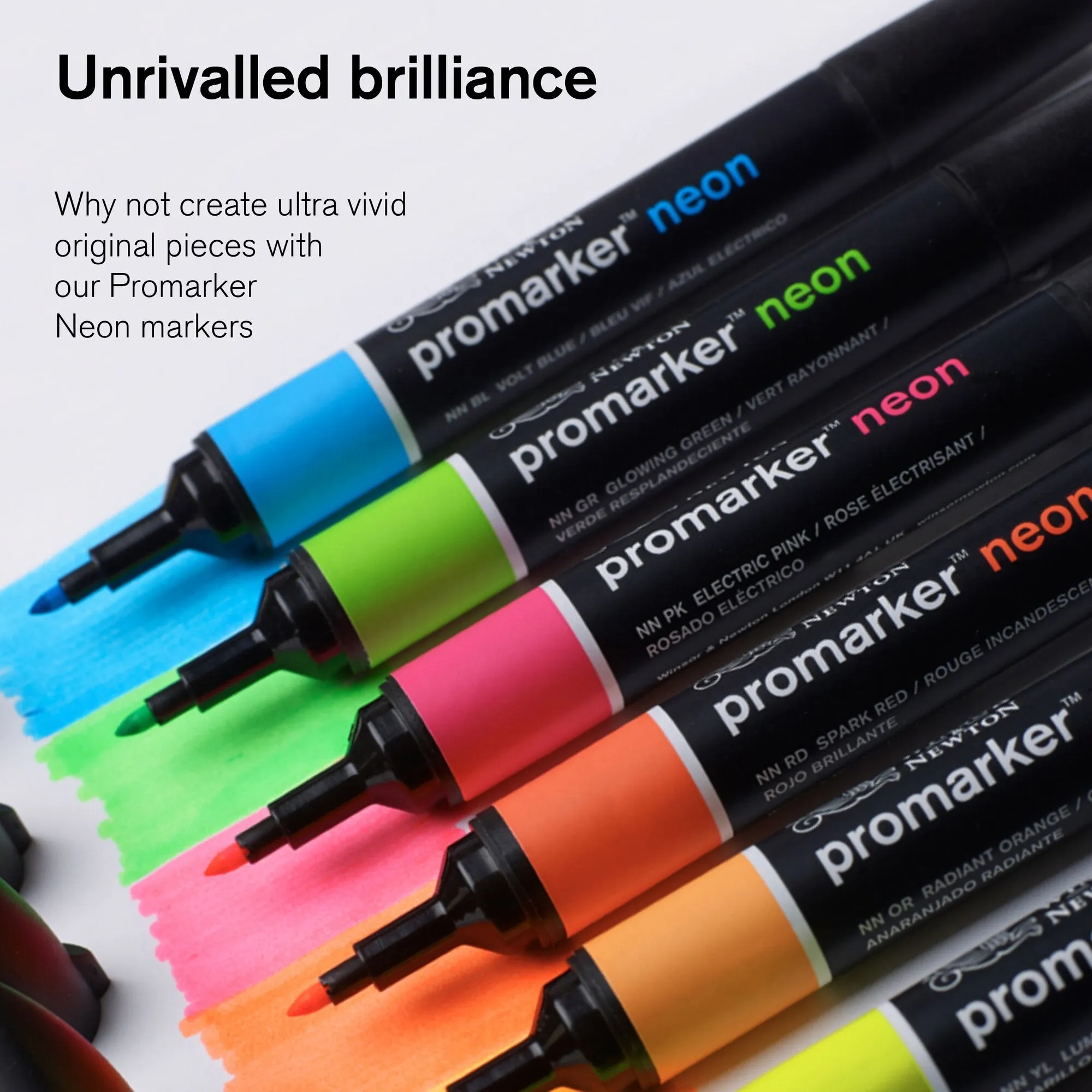 Winsor & Newton Promarker Brush Set of 6 Rich Tones
